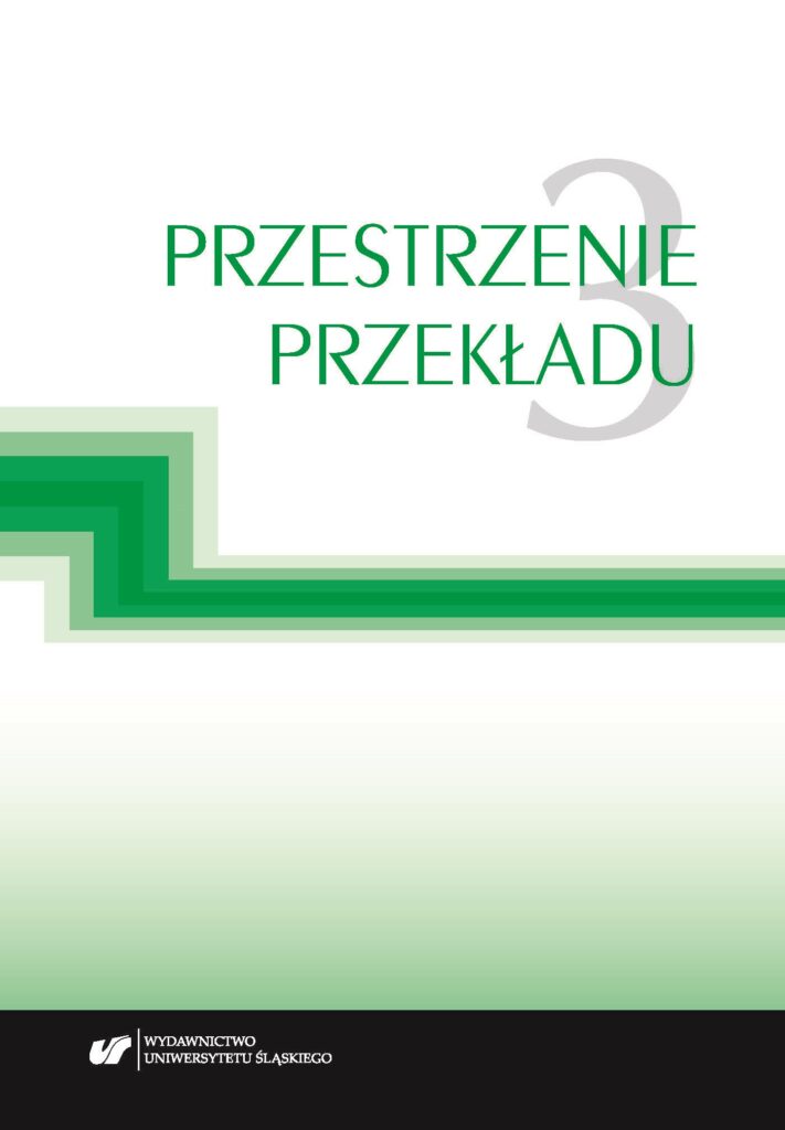 okładka monografii "Przestrzenie przekładu", tom 3